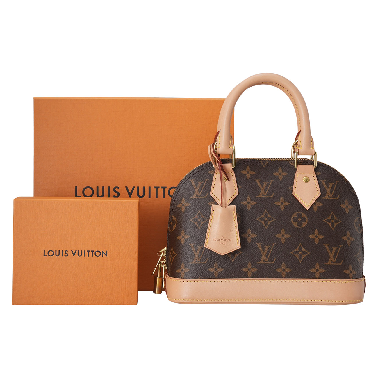 LOUIS VUITTON(USED)루이비통 모노그램 알마 BB & 키링